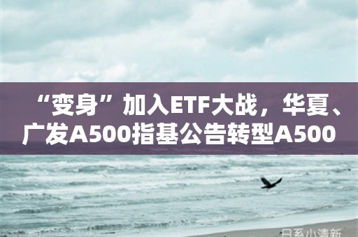 “变身”加入ETF大战，华夏、广发A500指基公告转型A500ETF联接