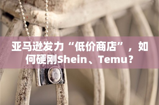 亚马逊发力“低价商店”，如何硬刚Shein、Temu？