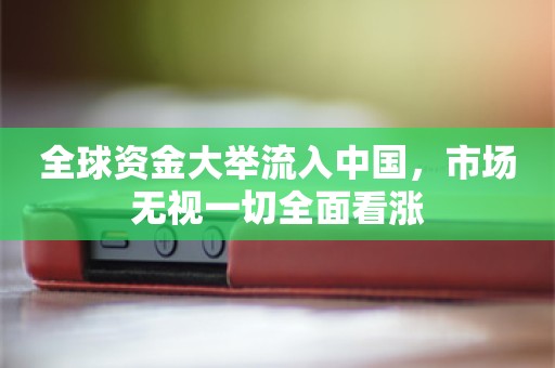 全球资金大举流入中国，市场无视一切全面看涨