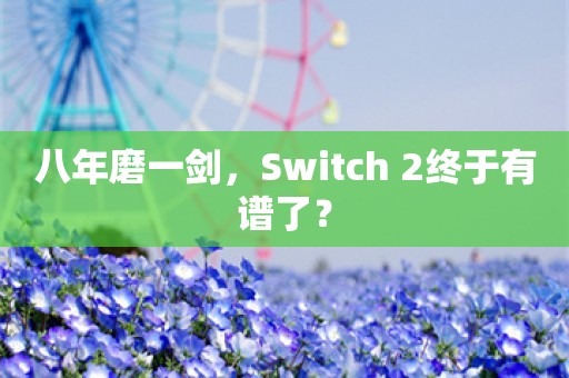 八年磨一剑，Switch 2终于有谱了？