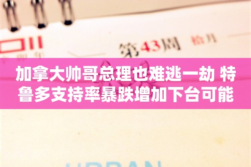 加拿大帅哥总理也难逃一劫 特鲁多支持率暴跌增加下台可能