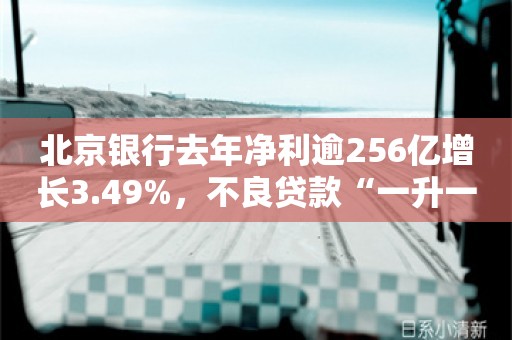 北京银行去年净利逾256亿增长3.49%，不良贷款“一升一降”