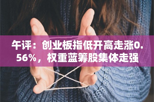 午评：创业板指低开高走涨0.56%，权重蓝筹股集体走强