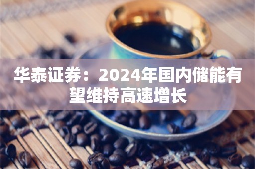 华泰证券：2024年国内储能有望维持高速增长