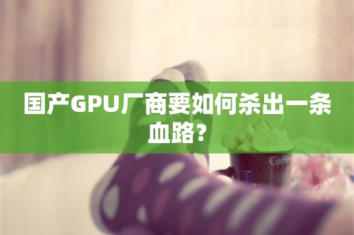 国产GPU厂商要如何杀出一条血路？