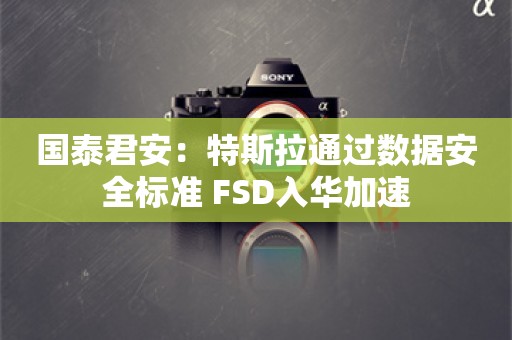 国泰君安：特斯拉通过数据安全标准 FSD入华加速