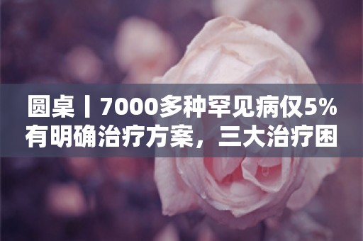 圆桌丨7000多种罕见病仅5%有明确治疗方案，三大治疗困境如何破解？