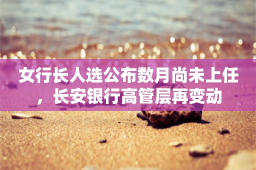 女行长人选公布数月尚未上任，长安银行高管层再变动