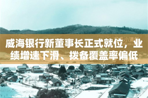 威海银行新董事长正式就位，业绩增速下滑、拨备覆盖率偏低等难题待解