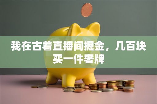 我在古着直播间掘金，几百块买一件奢牌