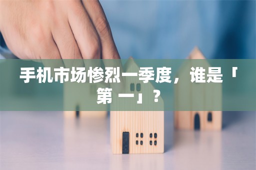 手机市场惨烈一季度，谁是「第 一」？