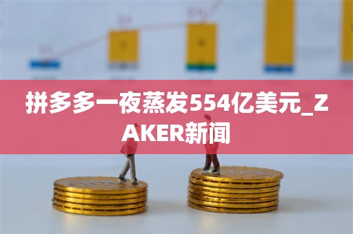 拼多多一夜蒸发554亿美元_ZAKER新闻