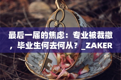 最后一届的焦虑：专业被裁撤，毕业生何去何从？_ZAKER新闻