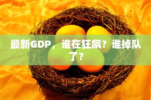 最新GDP，谁在狂飙？谁掉队了？