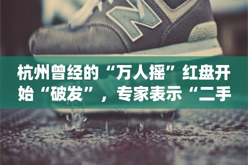 杭州曾经的“万人摇”红盘开始“破发”，专家表示“二手房价格未企稳，以价换量仍在持续”_ZAKER新闻