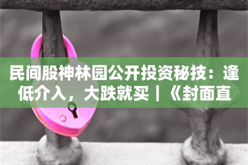 民间股神林园公开投资秘技：逢低介入，大跌就买｜《封面直播》对话