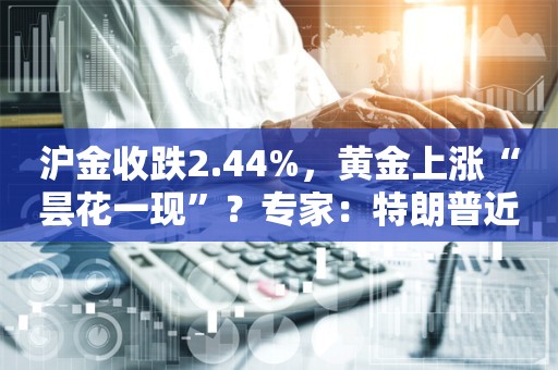 沪金收跌2.44%，黄金上涨“昙花一现”？专家：特朗普近期言论影响降息预期