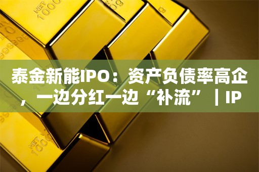 泰金新能IPO：资产负债率高企，一边分红一边“补流”｜IPO观察哨