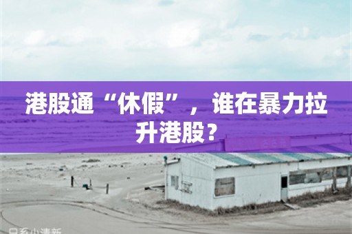 港股通“休假”，谁在暴力拉升港股？