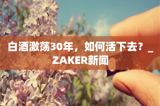 白酒激荡30年，如何活下去？_ZAKER新闻