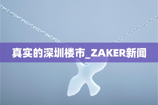 真实的深圳楼市_ZAKER新闻