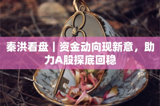 秦洪看盘｜资金动向现新意，助力A股探底回稳