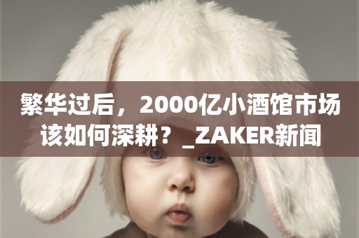 繁华过后，2000亿小酒馆市场该如何深耕？_ZAKER新闻