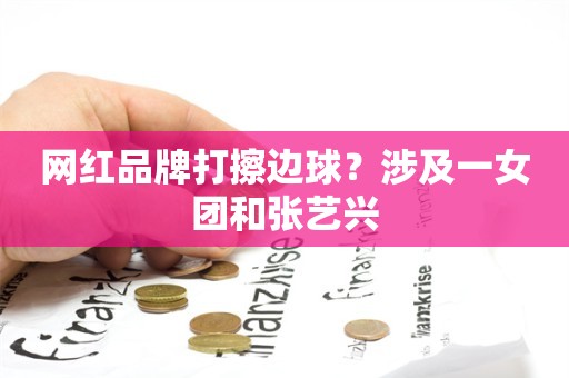 网红品牌打擦边球？涉及一女团和张艺兴