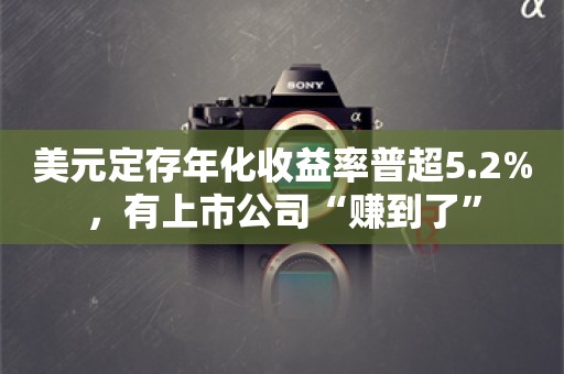 美元定存年化收益率普超5.2%，有上市公司“赚到了”