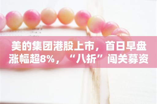 美的集团港股上市，首日早盘涨幅超8%，“八折”闯关募资额逾310亿港元