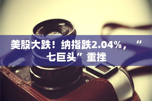 美股大跌！纳指跌2.04%，“七巨头”重挫