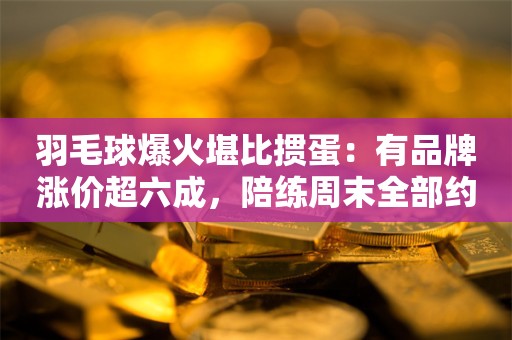 羽毛球爆火堪比掼蛋：有品牌涨价超六成，陪练周末全部约满