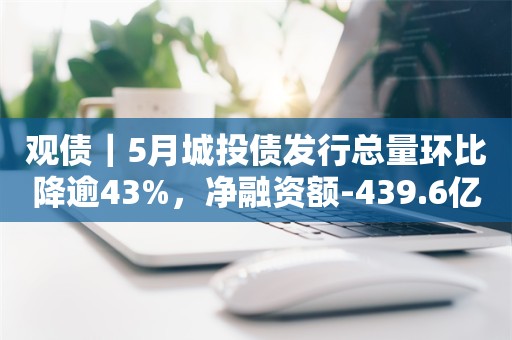 观债｜5月城投债发行总量环比降逾43%，净融资额-439.6亿元