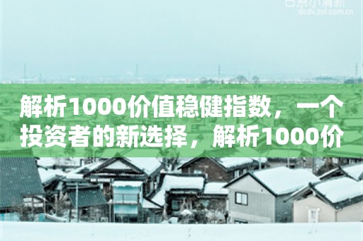 解析1000价值稳健指数，一个投资者的新选择，解析1000价值稳健指数，投资者的新选择