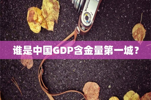 谁是中国GDP含金量第一城？