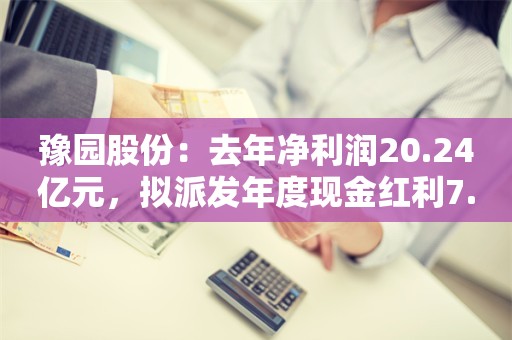 豫园股份：去年净利润20.24亿元，拟派发年度现金红利7.4亿元