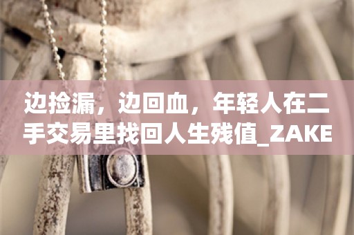 边捡漏，边回血，年轻人在二手交易里找回人生残值_ZAKER新闻