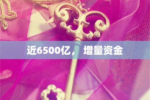 近6500亿， 增量资金