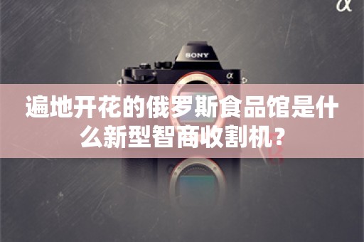 遍地开花的俄罗斯食品馆是什么新型智商收割机？