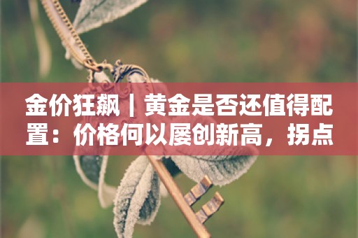 金价狂飙｜黄金是否还值得配置：价格何以屡创新高，拐点何时到来