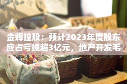 金辉控股：预计2023年度股东应占亏损超3亿元，地产开发毛利率下降