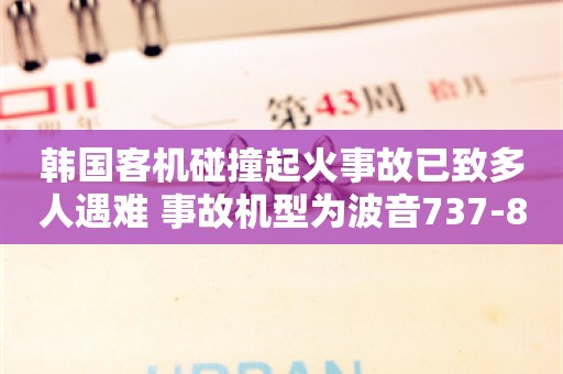 韩国客机碰撞起火事故已致多人遇难 事故机型为波音737-800