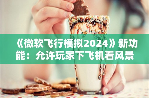  《微软飞行模拟2024》新功能：允许玩家下飞机看风景