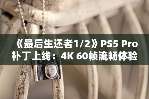  《最后生还者1/2》PS5 Pro补丁上线：4K 60帧流畅体验