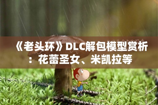  《老头环》DLC解包模型赏析：花蕾圣女、米凯拉等