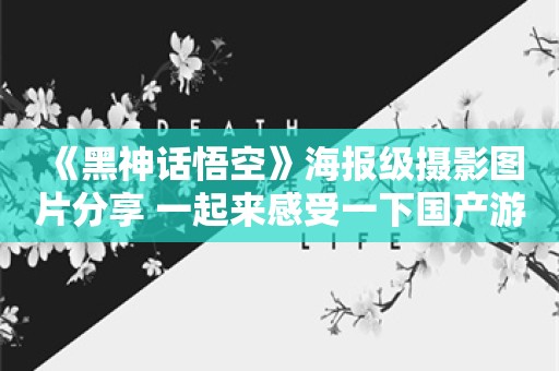  《黑神话悟空》海报级摄影图片分享 一起来感受一下国产游戏的顶级美术