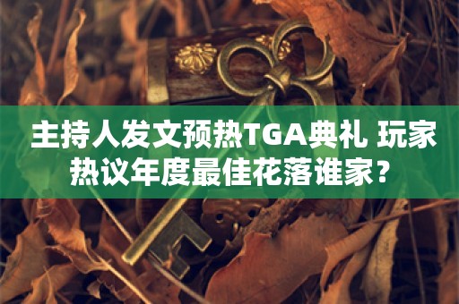  主持人发文预热TGA典礼 玩家热议年度最佳花落谁家？