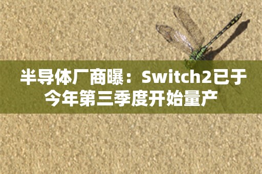  半导体厂商曝：Switch2已于今年第三季度开始量产