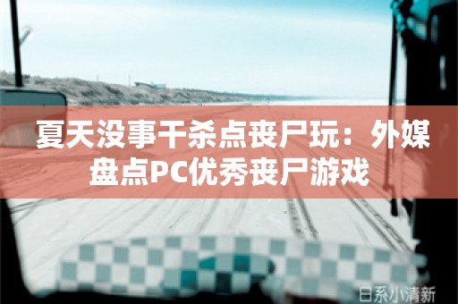  夏天没事干杀点丧尸玩：外媒盘点PC优秀丧尸游戏