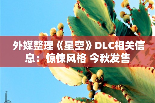  外媒整理《星空》DLC相关信息：惊悚风格 今秋发售